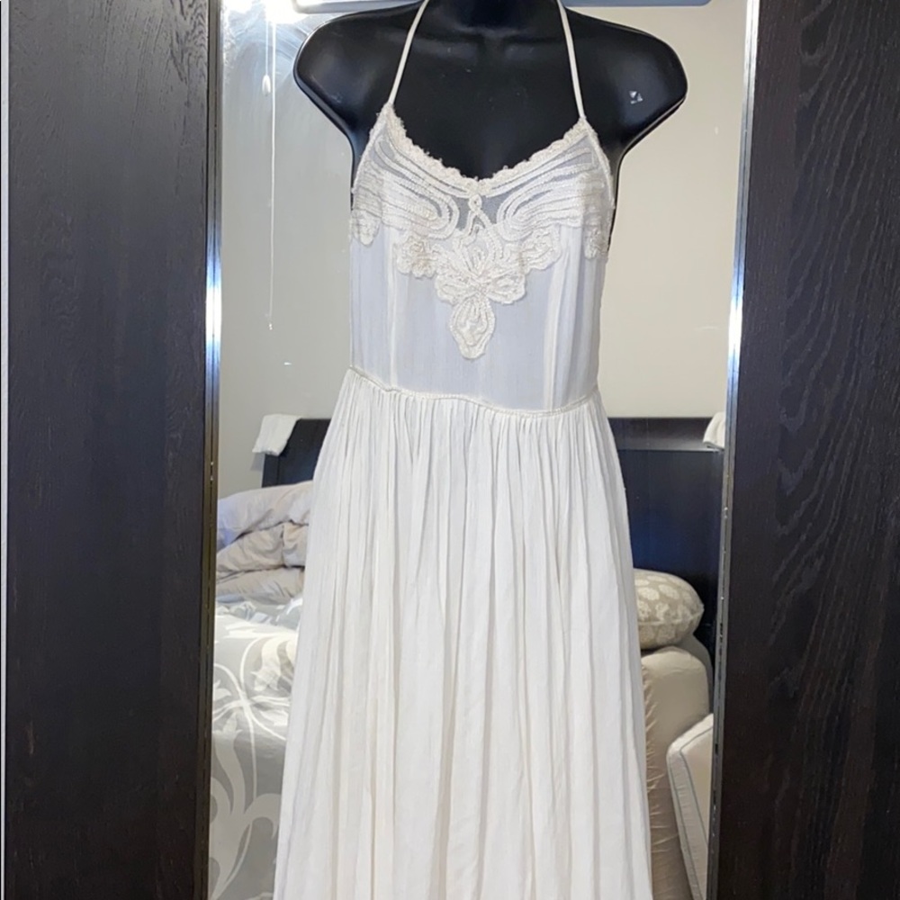 Kimchi Blue lace trim maxi dress